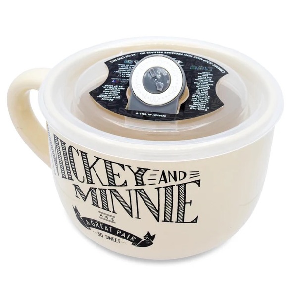 Mickey & Minnie Mouse Ceramic Soup Mug - Picture 4 of 16